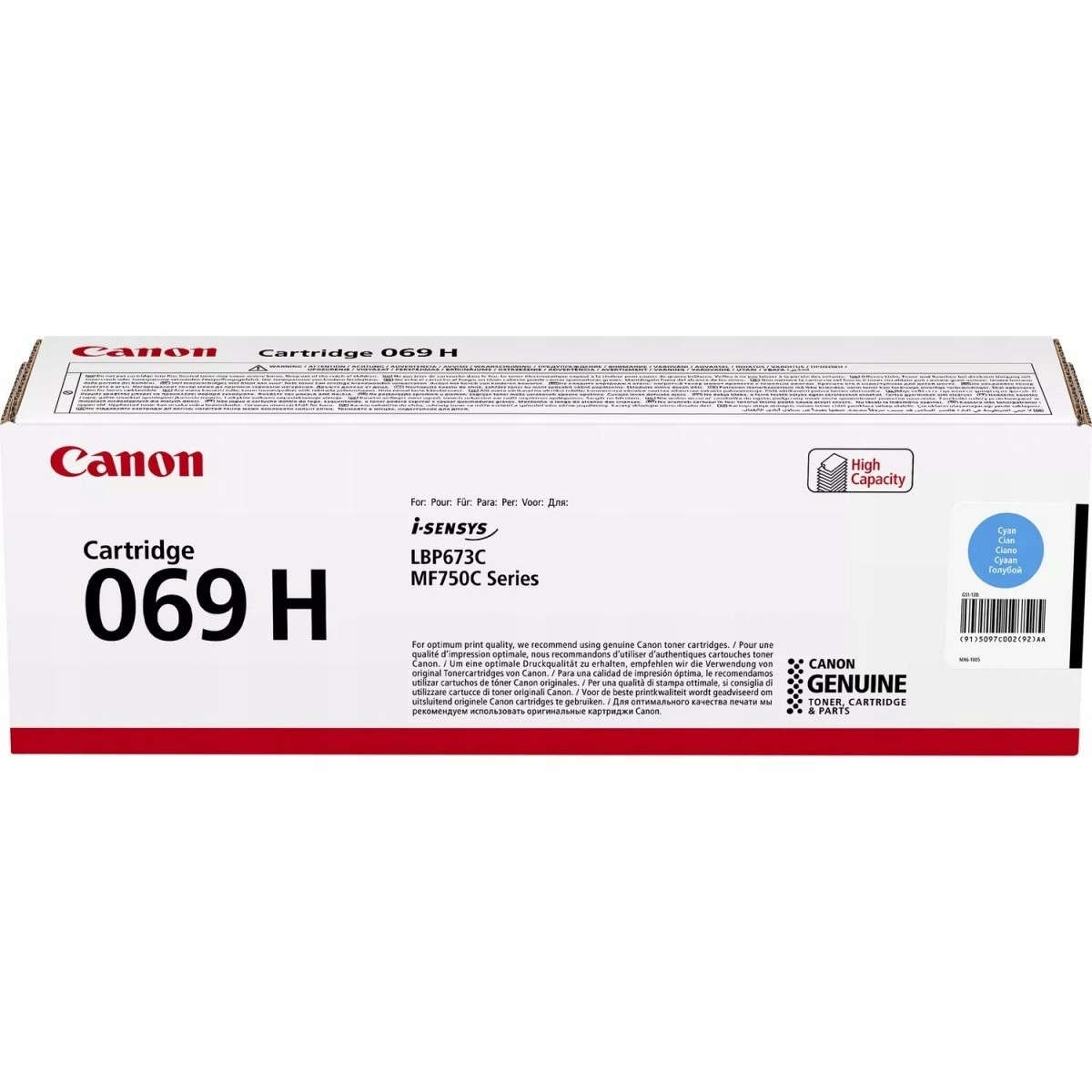 Azúrový toner Canon 5097C002